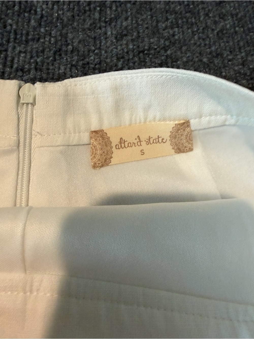 Altar'd State White Ruffled Layered Skort - Picture 2 of 5